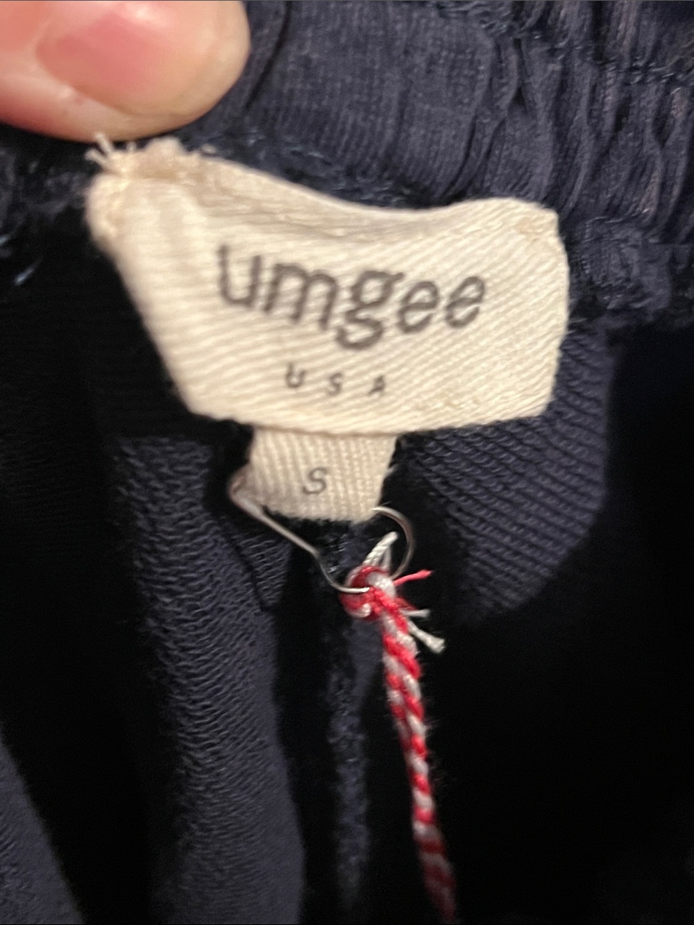 Women blue Peace-Print Umgee Set - Comfortable Lounge Tee & Pants - Picture 4 of 4